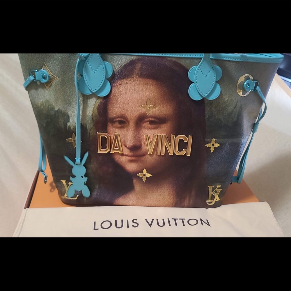 SOLD - Louis Vuitton Mona Lisa Neverfull MM